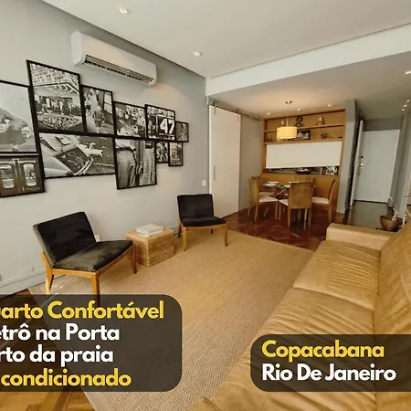 Quarto Exclusivo Ar Tv Metro Praia Copacabana - Proprietario Mora No Local Río de Janeiro Exterior foto